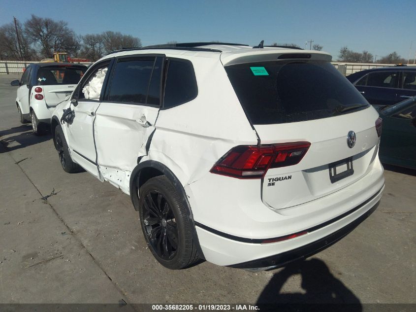 2021 VOLKSWAGEN TIGUAN SE/SE R-LINE BLACK/SEL VIN: 3VV2B7AX0MM045662