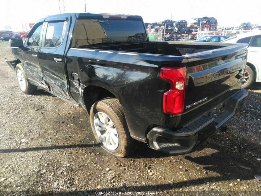 2021 CHEVROLET SILVERADO 1500 CUSTOM VIN: 1GCPYBEK6MZ393324