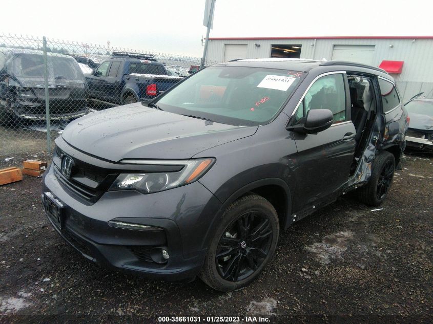 2021 HONDA PILOT SPECIAL EDITION VIN: 5FNYF6H28MB010504