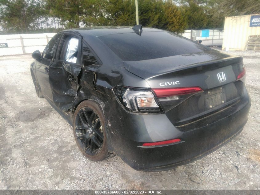 2022 HONDA CIVIC SEDAN SPORT VIN: 2HGFE2F50NH563113