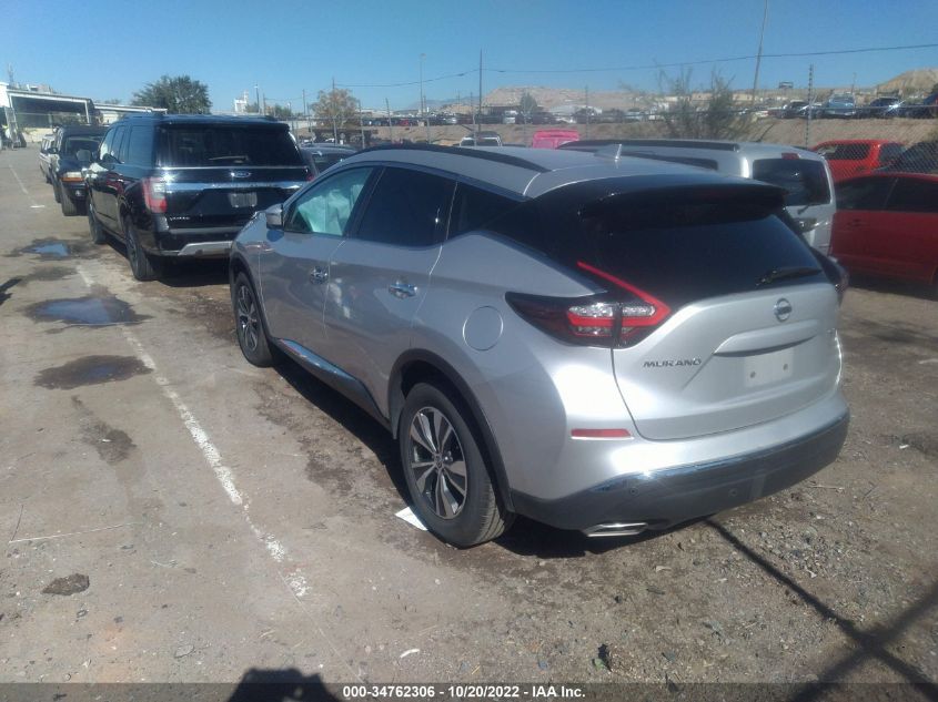 2021 NISSAN MURANO SV VIN: 5N1AZ2BJXMC120254