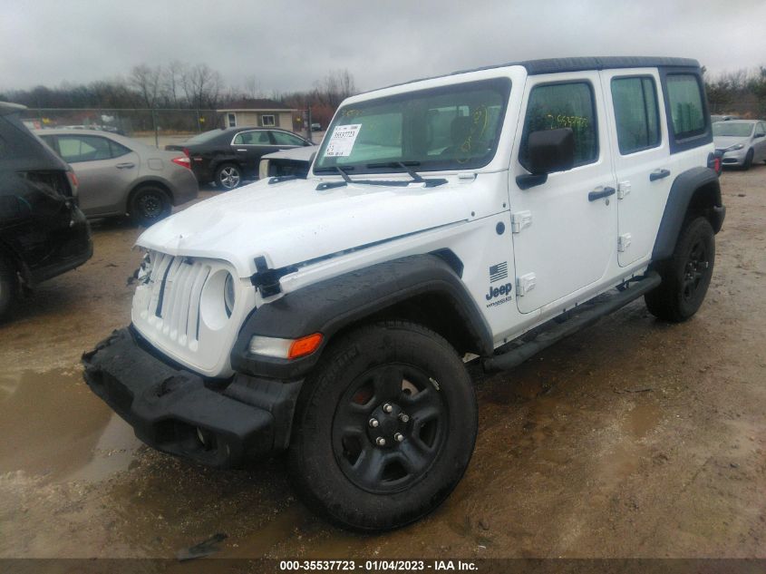2022 JEEP WRANGLER UNLIMITED SPORT VIN: 1C4HJXDN0NW235534