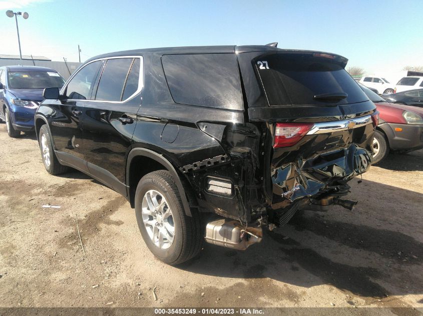 2021 CHEVROLET TRAVERSE LS VIN: 1GNERFKW3MJ180730