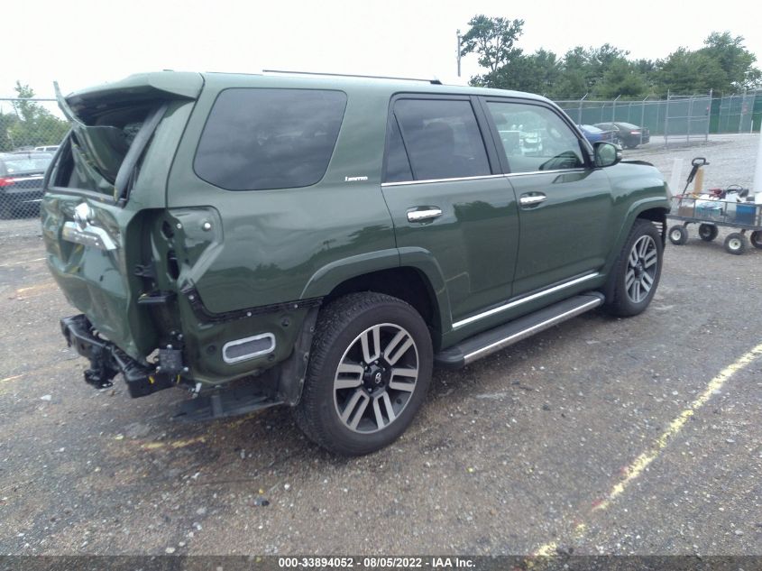 2022 TOYOTA 4RUNNER LIMITED VIN: JTEKU5JR1N5977726