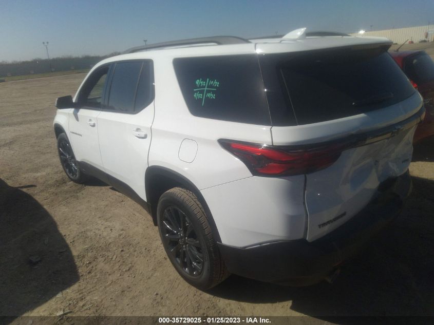 2022 CHEVROLET TRAVERSE RS VIN: 1GNERJKW0NJ128055