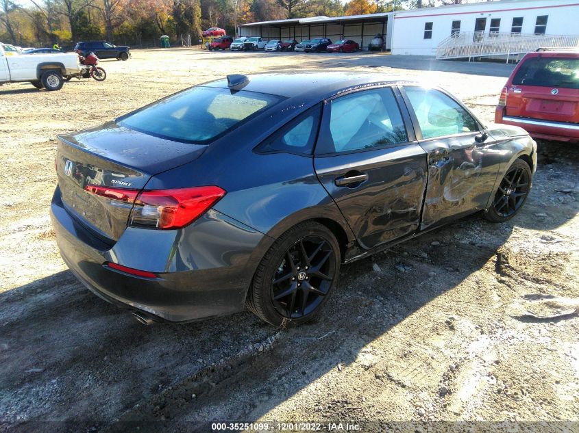 2022 HONDA CIVIC SEDAN SPORT VIN: 2HGFE2F52NH590927