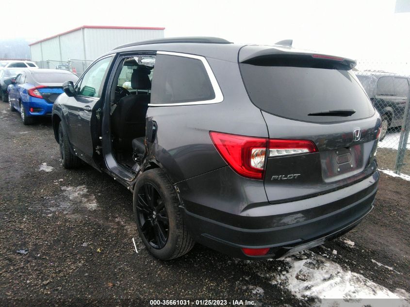 2021 HONDA PILOT SPECIAL EDITION VIN: 5FNYF6H28MB010504