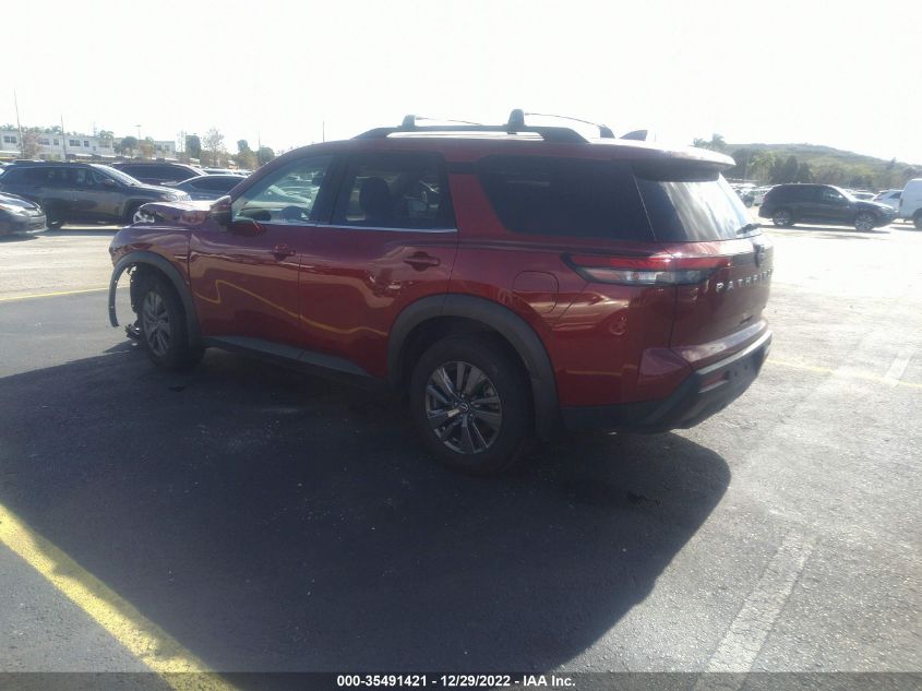 2022 NISSAN PATHFINDER SV VIN: 5N1DR3BA9NC239398