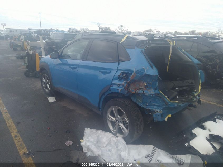 2022 HYUNDAI KONA SEL VIN: KM8K62AB9NU915282