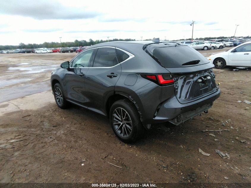 2022 LEXUS NX NX 350 PREMIUM VIN: JTJGGCEZ0N2002780