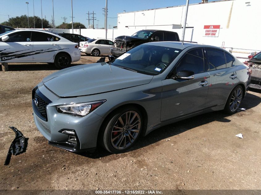 2021 INFINITI Q50 RED SPORT 400 VIN: JN1FV7DP0MM850126