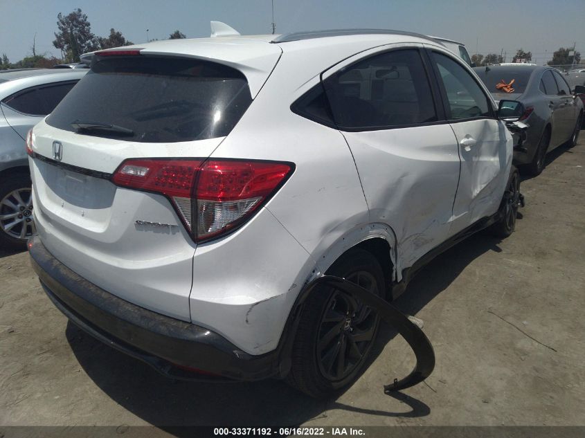 2022 HONDA HR-V SPORT VIN: 3CZRU5H14NM724231