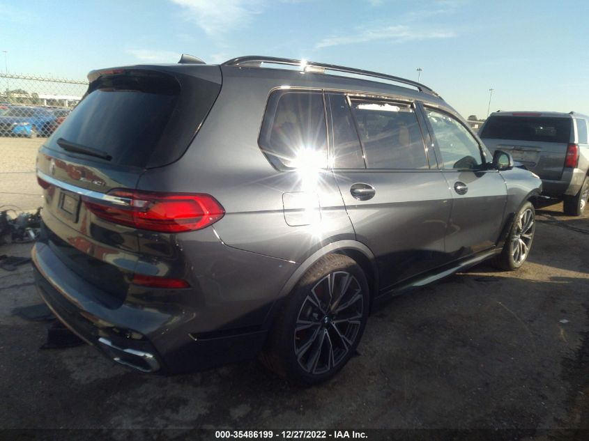 2022 BMW X7 XDRIVE40I VIN: 5UXCW2C0XN9N07282