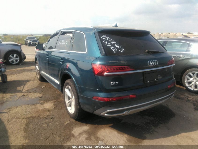 2021 AUDI Q7 PREMIUM PLUS VIN: WA1LJAF73MD014987
