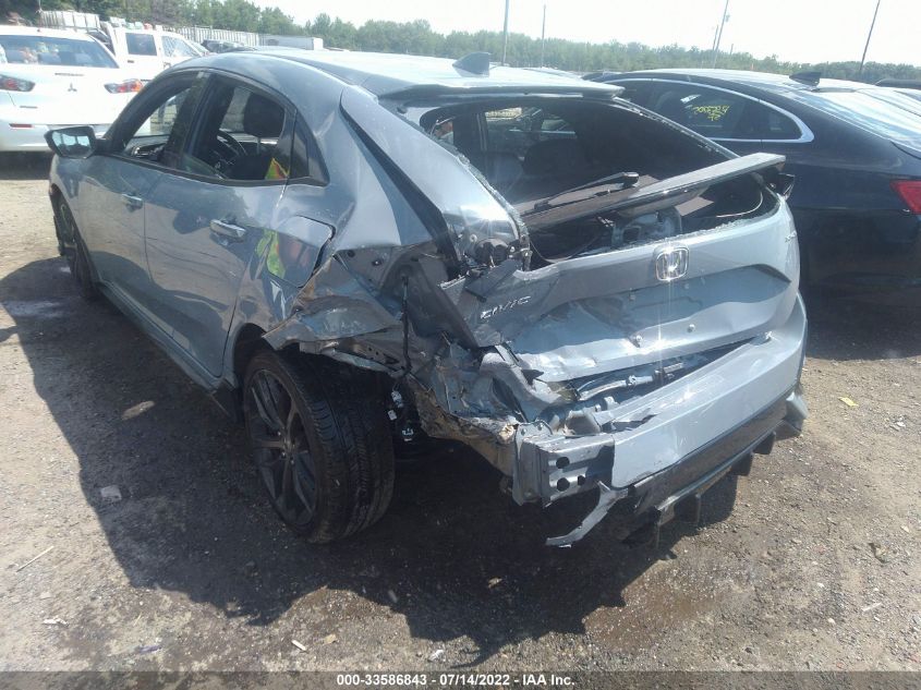 2021 HONDA CIVIC HATCHBACK SPORT VIN: SHHFK7H47MU417397