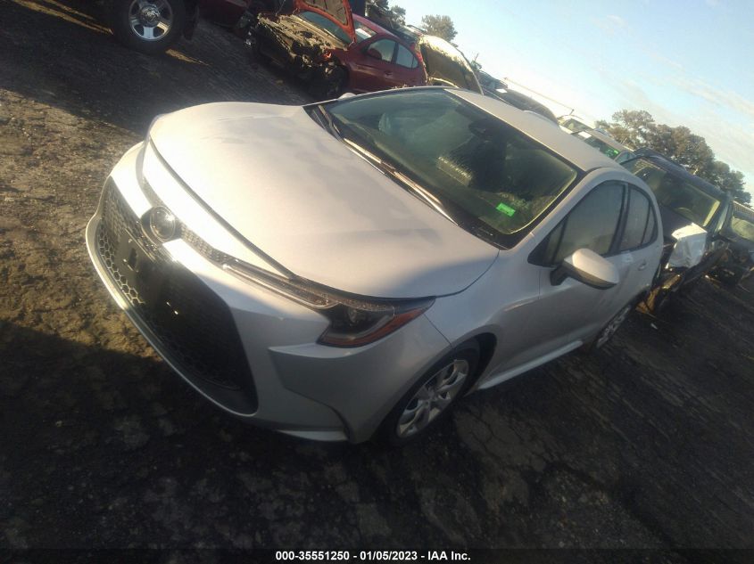 2022 TOYOTA COROLLA LE VIN: 5YFEPMAE8NP386618
