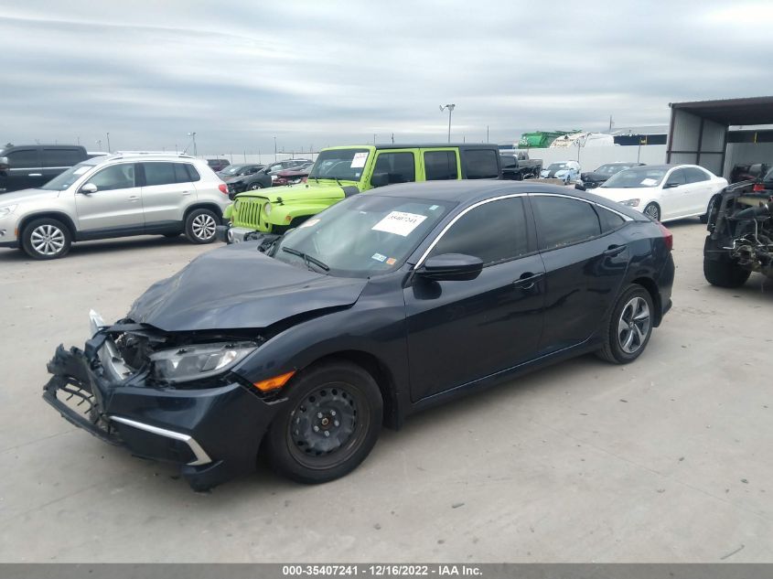 2020 HONDA CIVIC SEDAN LX VIN: 2HGFC2F66LH601388