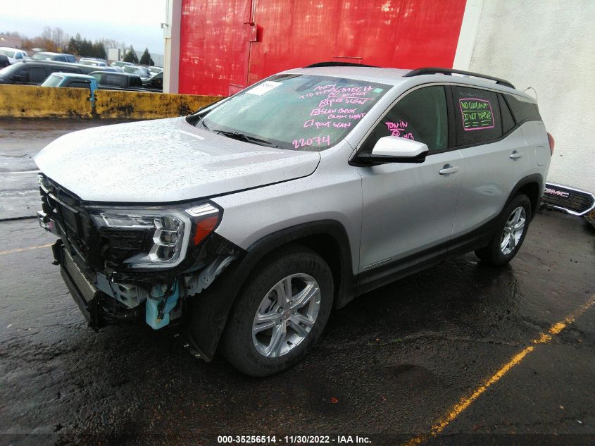 2022 GMC TERRAIN SLE VIN: 3GKALTEV5NL136155