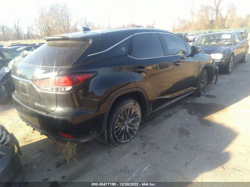 2020 LEXUS RX RX 350 F SPORT VIN: 2T2YZMDAXLC213448