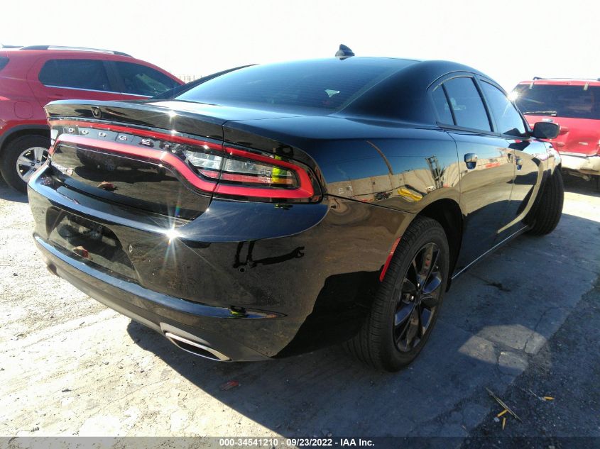 2022 DODGE CHARGER SXT VIN: 2C3CDXJG3NH139357