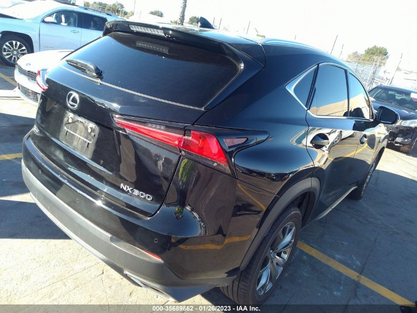 2021 LEXUS NX NX 300 F SPORT VIN: JTJSARBZ0M2186068