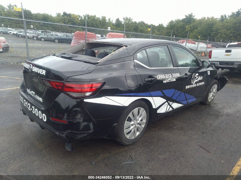 2021 NISSAN SENTRA S VIN: 3N1AB8BV8MY245617