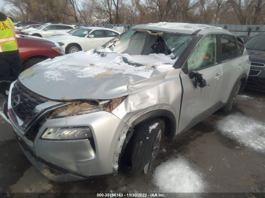 2022 NISSAN ROGUE SV VIN: 5N1BT3BB8NC673264