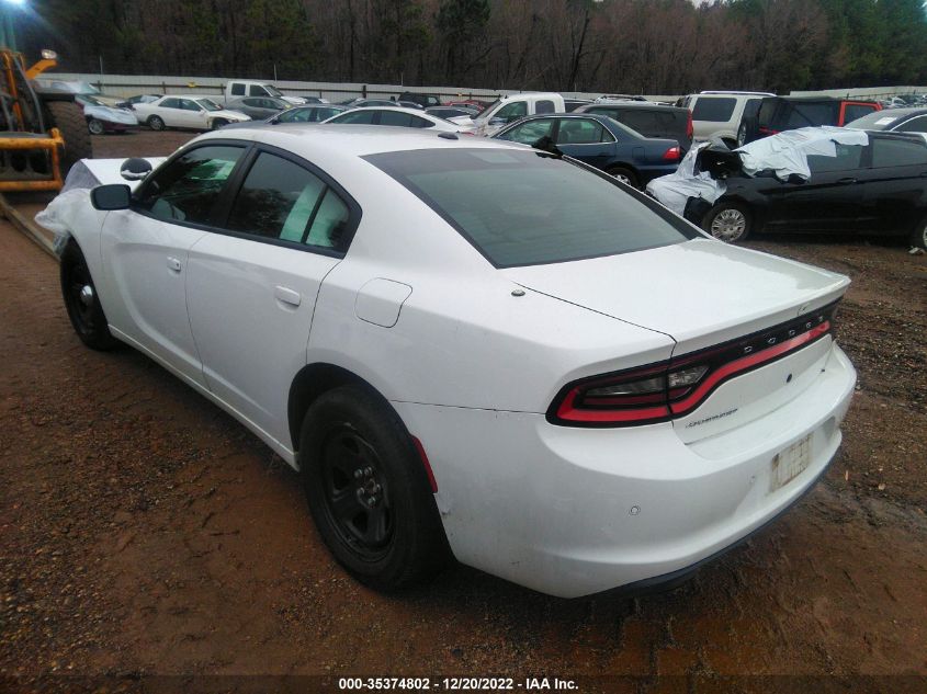 2021 DODGE CHARGER POLICE VIN: 2C3CDXAT4MH523210