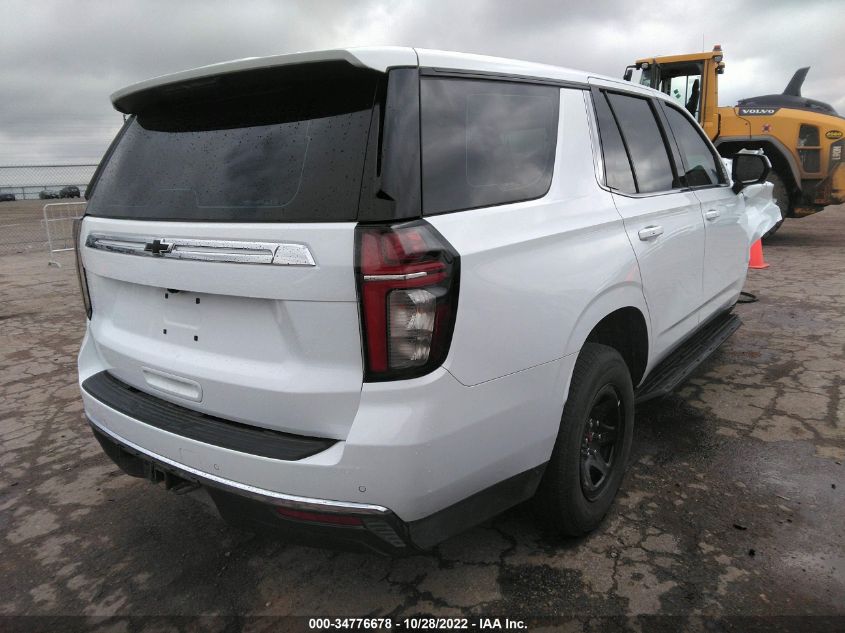 2022 CHEVROLET TAHOE COMMERCIAL VIN: 1GNSCLED8NR138957