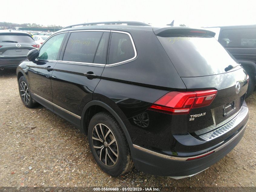 2021 VOLKSWAGEN TIGUAN SE/SE R-LINE BLACK/SEL VIN: 3VV2B7AX6MM020099