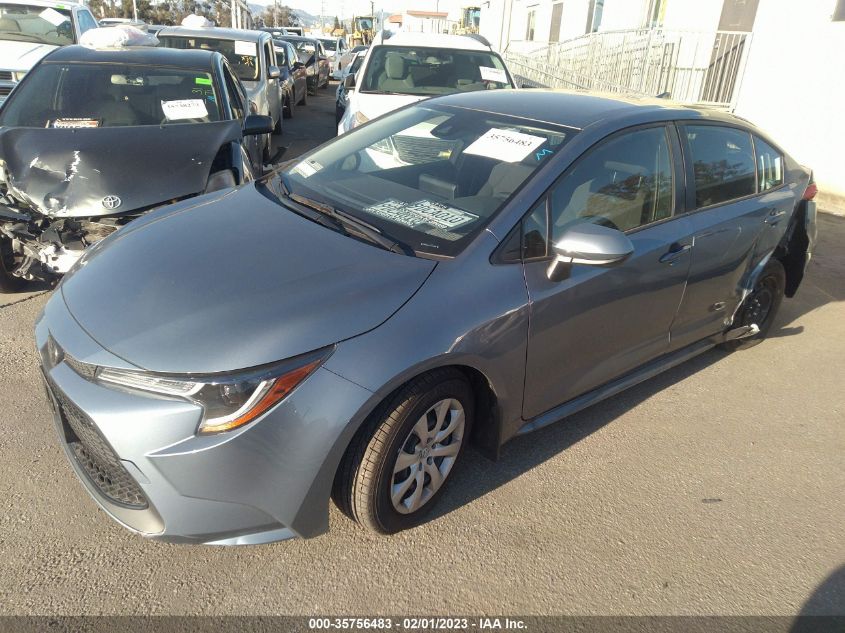 2022 TOYOTA COROLLA LE VIN: JTDEPMAE7N3031433