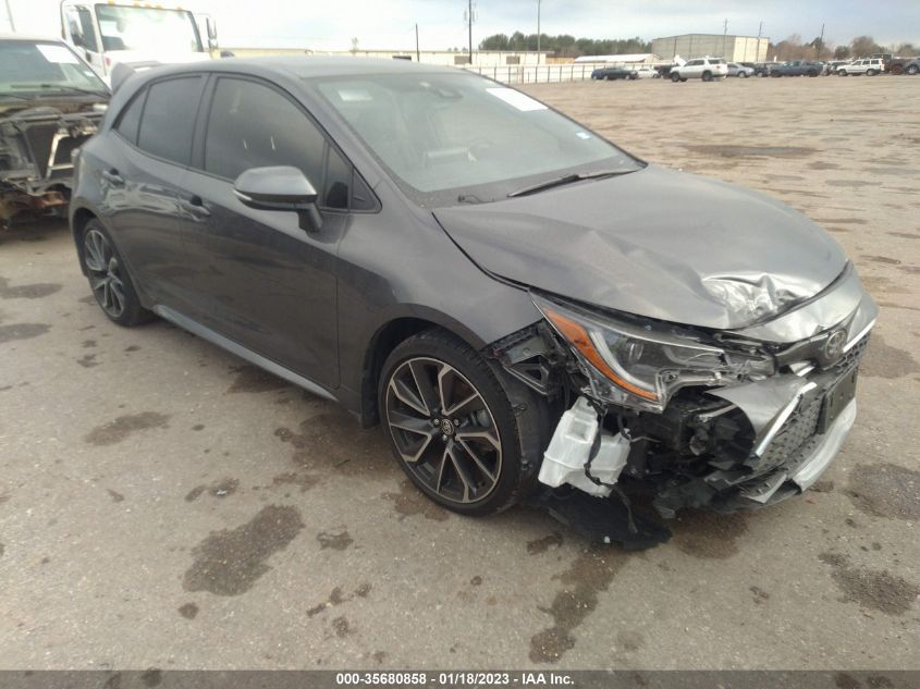 2022 TOYOTA COROLLA HATCHBACK XSE VIN: JTNA4MBE5N3147621