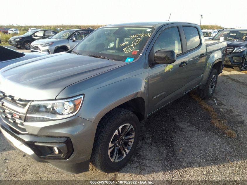 2021 CHEVROLET COLORADO 4WD Z71 VIN: 1GCGTDEN6M1173992