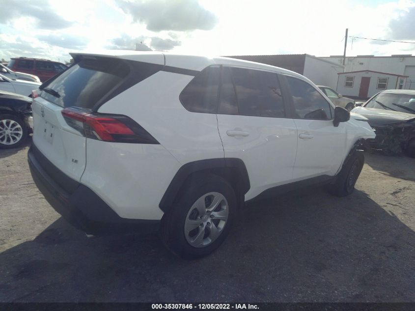 2022 TOYOTA RAV4 LE VIN: 2T3H1RFV0NC177904