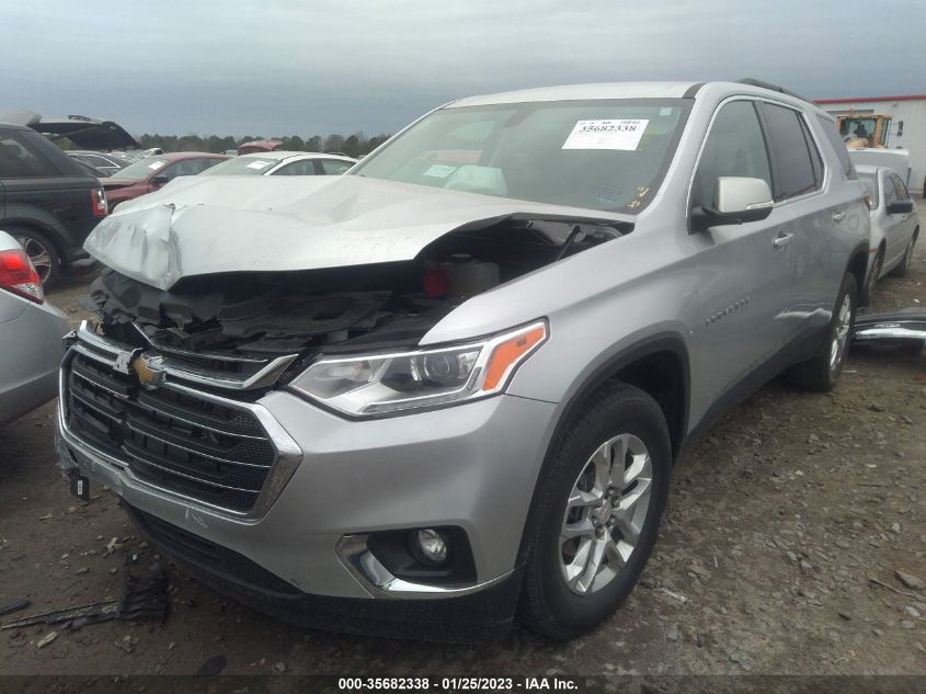 2021 CHEVROLET TRAVERSE LT CLOTH VIN: 1GNERGKW5MJ251495