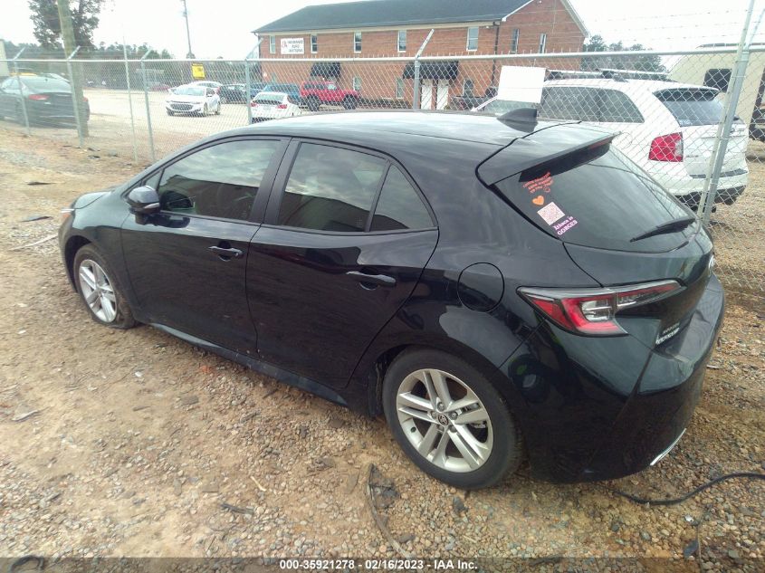 2022 TOYOTA COROLLA HATCHBACK SE/NIGHTSHADE/XSE VIN: JTND4MBE8N3172414