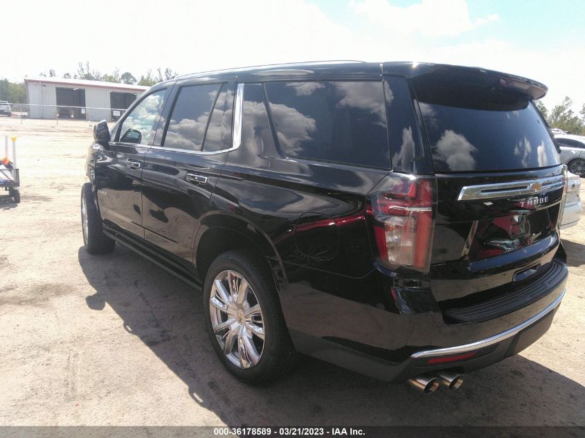 2022 CHEVROLET TAHOE HIGH COUNTRY VIN: 1GNSKTKL5NR259234