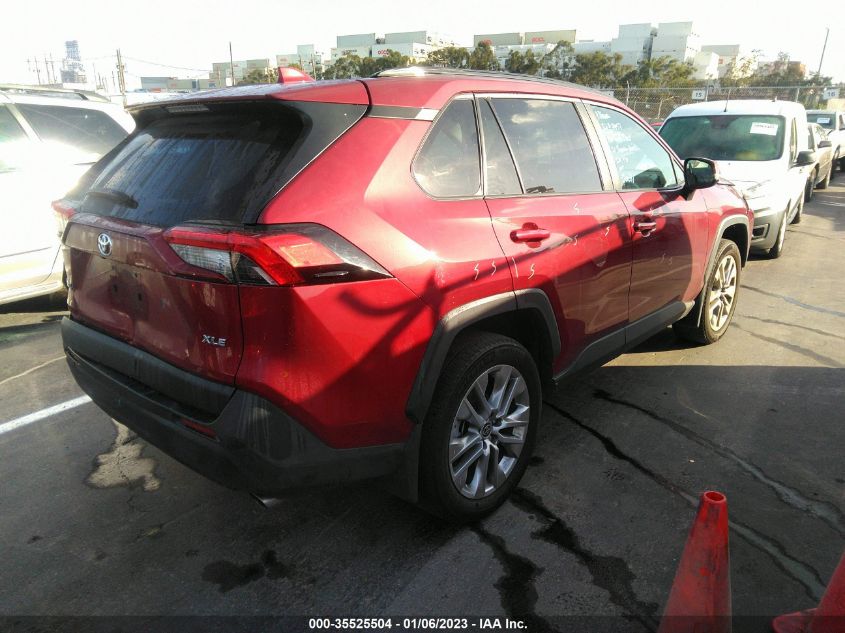 2021 TOYOTA RAV4 XLE PREMIUM VIN: 2T3C1RFV9MW148974