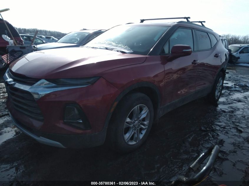 2022 CHEVROLET BLAZER LT VIN: 3GNKBJRS4NS158927