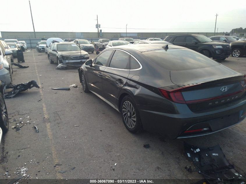 2022 HYUNDAI SONATA HYBRID LIMITED VIN: KMHL54JJ8NA050736