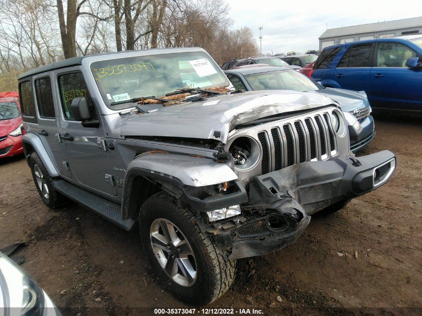 2020 JEEP WRANGLER UNLIMITED SAHARA VIN: 1C4HJXEN2LW214115