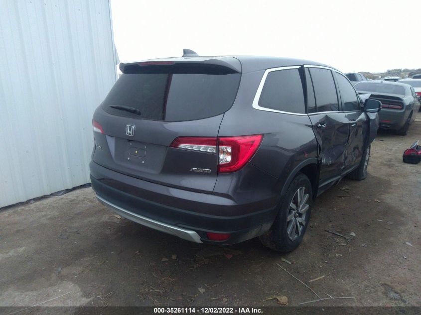 2020 HONDA PILOT EX-L W/NAVI & RES VIN: 5FNYF6H46LB008394