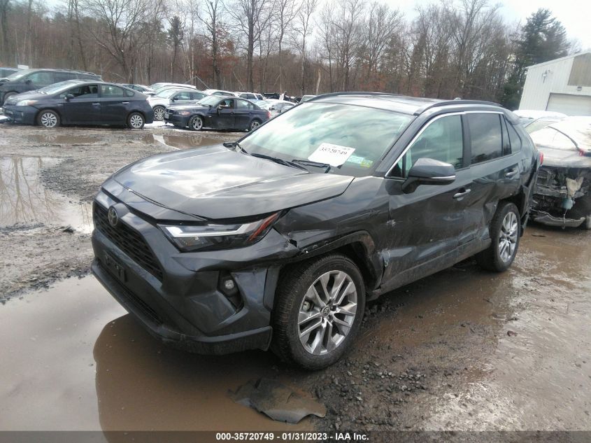 2022 TOYOTA RAV4 XLE PREMIUM VIN: 2T3A1RFV3NW325785