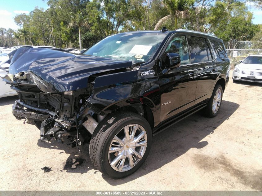 2022 CHEVROLET TAHOE HIGH COUNTRY VIN: 1GNSKTKL5NR259234