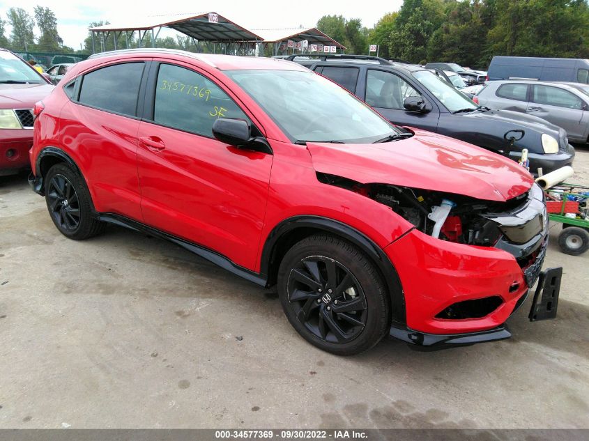 2022 HONDA HR-V SPORT VIN: 3CZRU6H14NM713316