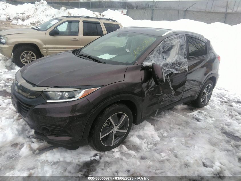 2022 HONDA HR-V EX VIN: 3CZRU6H58NM707330