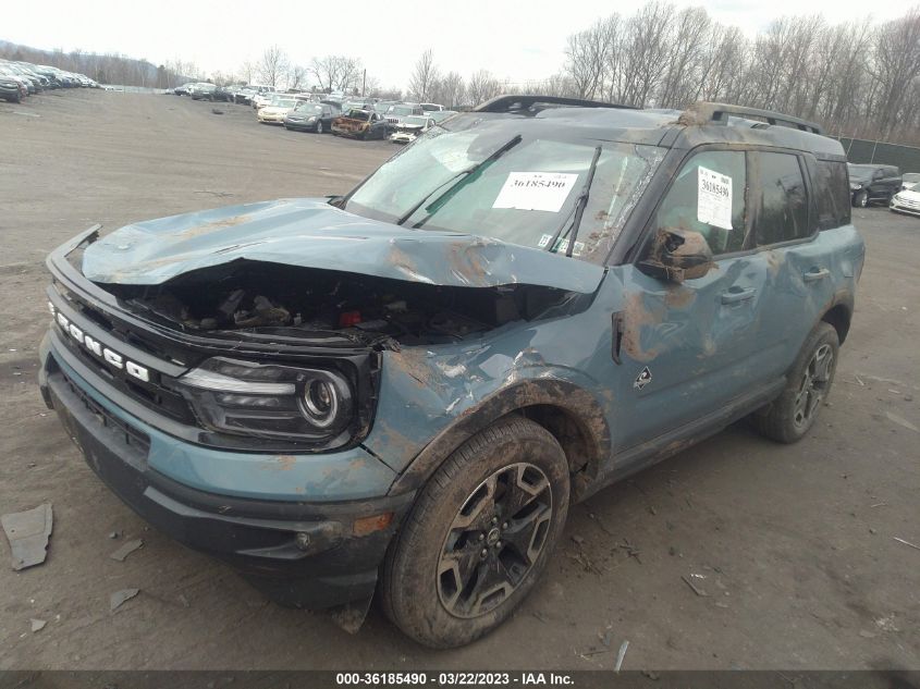 2022 FORD BRONCO SPORT OUTER BANKS VIN: 3FMCR9C61NRD64860