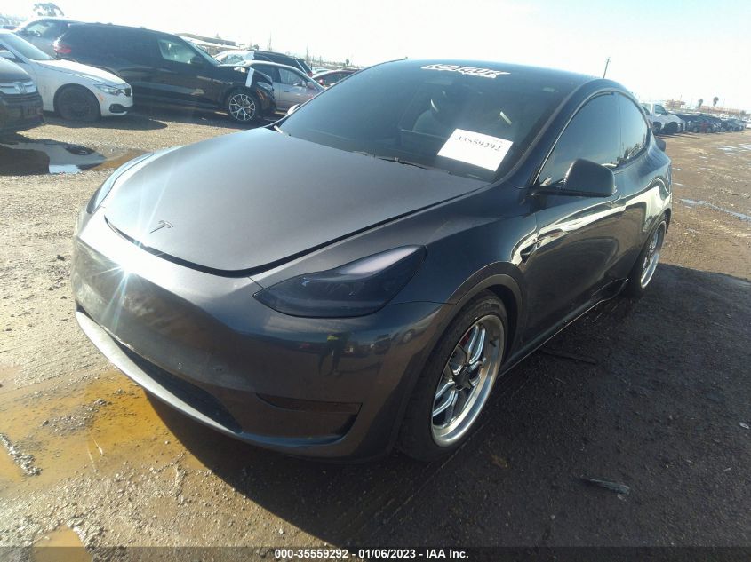 2022 TESLA MODEL Y PERFORMANCE VIN: 7SAYGDEFXNF365607