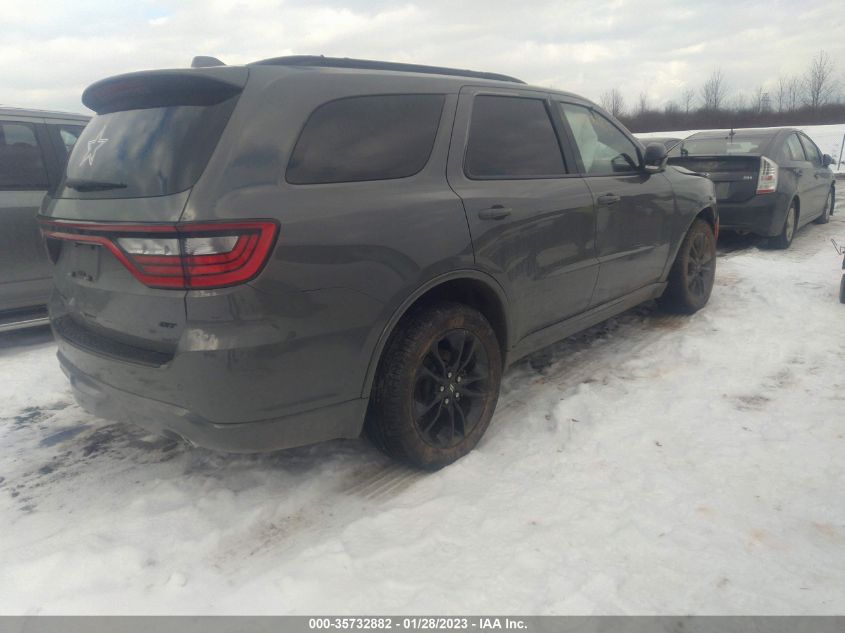 2022 DODGE DURANGO GT PLUS VIN: 1C4RDJDG1NC135602
