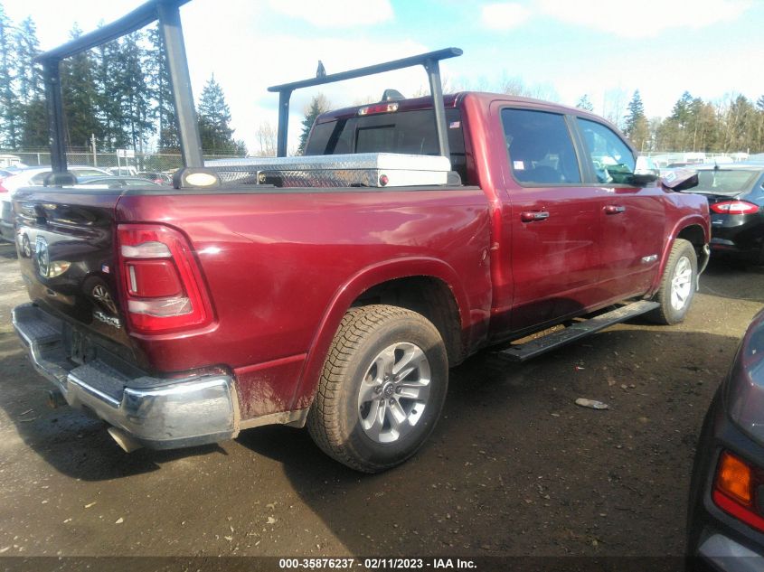 2022 RAM 1500 LARAMIE VIN: 1C6SRFJT0NN208570